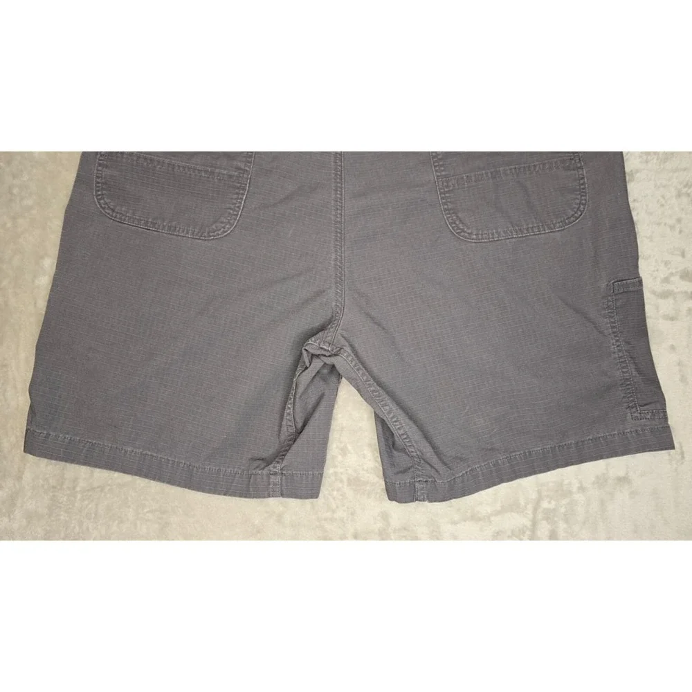 Carhartt Shorts Mens 44 Gray Carpenter Ripstop Relaxed Fit Hammer‎ Loop 104196